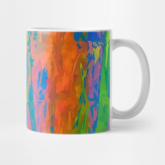 Neon Rainbow Paint Splatter by softbluehum